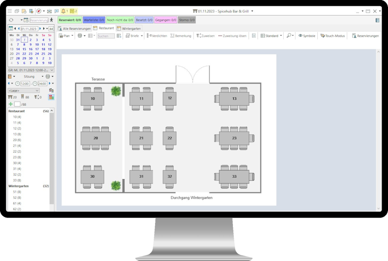 Bp Event Restaurant-Software – Tischreservation