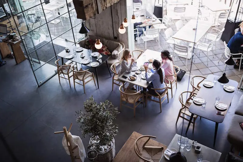 Restaurant-Atmosphäre